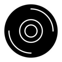 CD-Symbol, editierbarer Vektor