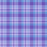 Nahtloses Muster in schönen violetten und blauen Farben für Plaid, Stoff, Textil, Kleidung, Tischdecke und andere Dinge. Vektorbild. vektor