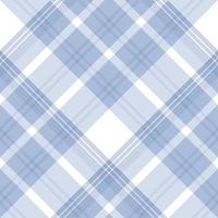 Nahtloses Muster in hellblauen und weißen Farben für Plaid, Stoff, Textil, Kleidung, Tischdecke und andere Dinge. Vektorbild. 2 vektor