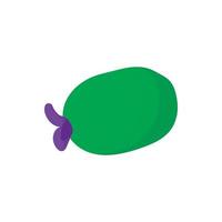 Feijoa-Frucht-Symbol im Cartoon-Stil vektor