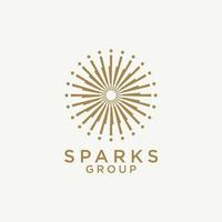 Spark-Logo-Vorlage, Vektorgrafik vektor