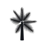 große Palmen-Ikone, einfacher Stil vektor