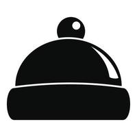 Beanie-Hut-Symbol, einfacher Stil vektor