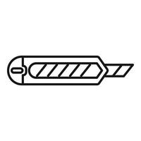 Cutter-Symbol, Umrissstil vektor