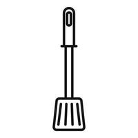 kök verktyg ikon, översikt stil vektor