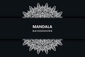 Mandala-Hintergrundbild-Design-Profi vektor