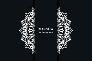 Mandala-Hintergrundbild-Design-Profi vektor