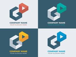 Brief Logo Design Firmenlogo vektor