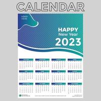 Wandkalender 2023 vektor