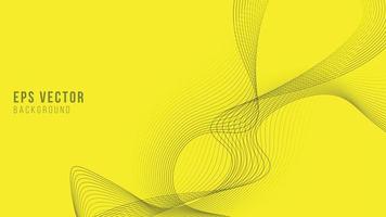 gelbe Linie Form Hintergrund abstrakter Eps-Vektor vektor
