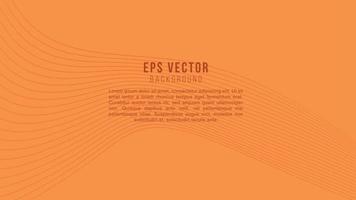 orange Linie Kunsthintergrund abstrakter Eps-Vektor vektor