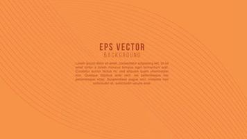 orange linje konst bakgrund abstrakt eps vektor
