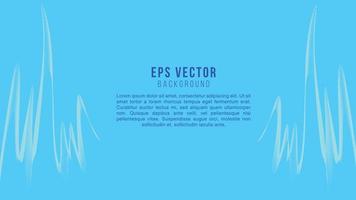 blaue Linie Form Hintergrund abstrakter Eps-Vektor vektor