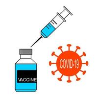 Medikament Covid19-Impfstoff vektor