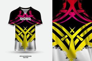 abstrakt sporter jersey design mall attrapp vektor