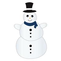 Schneemann-Clipart-Vektor vektor