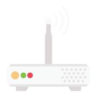 router-vektorillustration auf einem hintergrund. hochwertige symbole. vektorikonen für konzept und grafikdesign. vektor