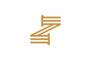 kreatives initiales z-monogramm-logo vektor