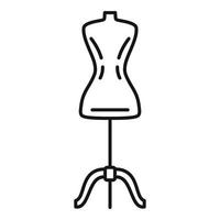 Mannequin-Symbol, Umrissstil vektor