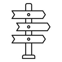 Richtungsturm-Symbol, Umrissstil vektor