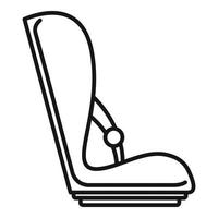 Babyautositz-Symbol, Umrissstil vektor