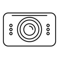 DVR-Symbol, Umrissstil vektor