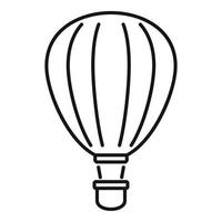 Aktivitätsluftballon-Symbol, Umrissstil vektor