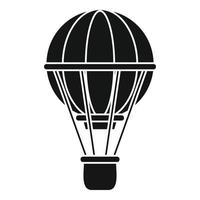 Aktivitätsluftballon-Symbol, einfacher Stil vektor