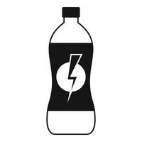 soda energi dryck ikon, enkel stil vektor