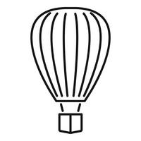 Design-Luftballon-Symbol, Umrissstil vektor