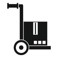 Lagerwagen-Symbol, einfacher Stil vektor