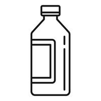 Symbol für Sirupflasche, Umrissstil vektor