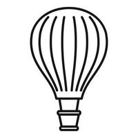 Freiheitsluftballon-Symbol, Umrissstil vektor