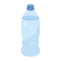 ein 2D-Symbol einer Wasserflasche vektor