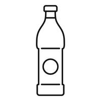 soda dryck ikon, översikt stil vektor