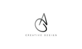 ag-Logo-Design-Vektor Pro-Vektor vektor
