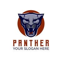 Vektor-Illustration der Panther-Logo-Vektor-Design-Vorlage vektor