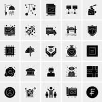 25 universelle Business-Icons Vektor kreative Icon-Illustration zur Verwendung in Web- und Mobilprojekten