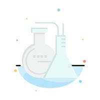 chemikalien reaktionslabor energie business logo vorlage flache farbe vektor