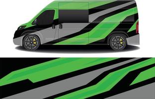 Vektor-Rennhintergrund für Wohnmobil-Wrap-Aufkleber und mehr vektor