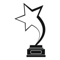 Star-Award-Icon-Vektor einfach vektor