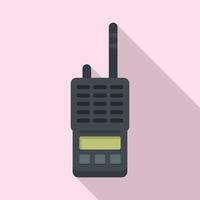 Walkie-Talkie-Symbol, flacher Stil vektor