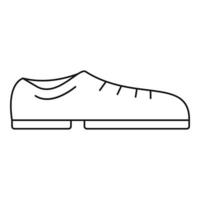 bowling sko ikon, översikt stil vektor