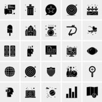 25 universelle Business-Icons Vektor kreative Icon-Illustration zur Verwendung in Web- und Mobilprojekten