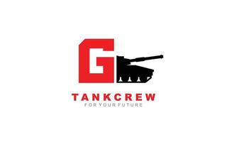 g logotyp tank för identitet. brev mall vektor illustration för din varumärke.