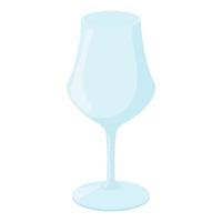 vin glas ikon i tecknad serie stil vektor