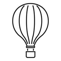 Karneval-Luftballon-Symbol, Umrissstil vektor