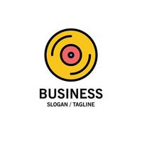 cd dvd studio business logo vorlage flache farbe vektor