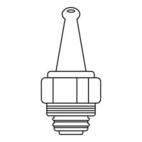 Mundstück-Vape-Symbol, Umrissstil vektor