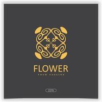 Luxus-Gold-Mandala-Blume-Logo-Business-Design Premium-elegante Vorlage Vektor eps 10